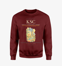 Thumbnail for Košice International Airport (KSC) design on wine red sweatshirt