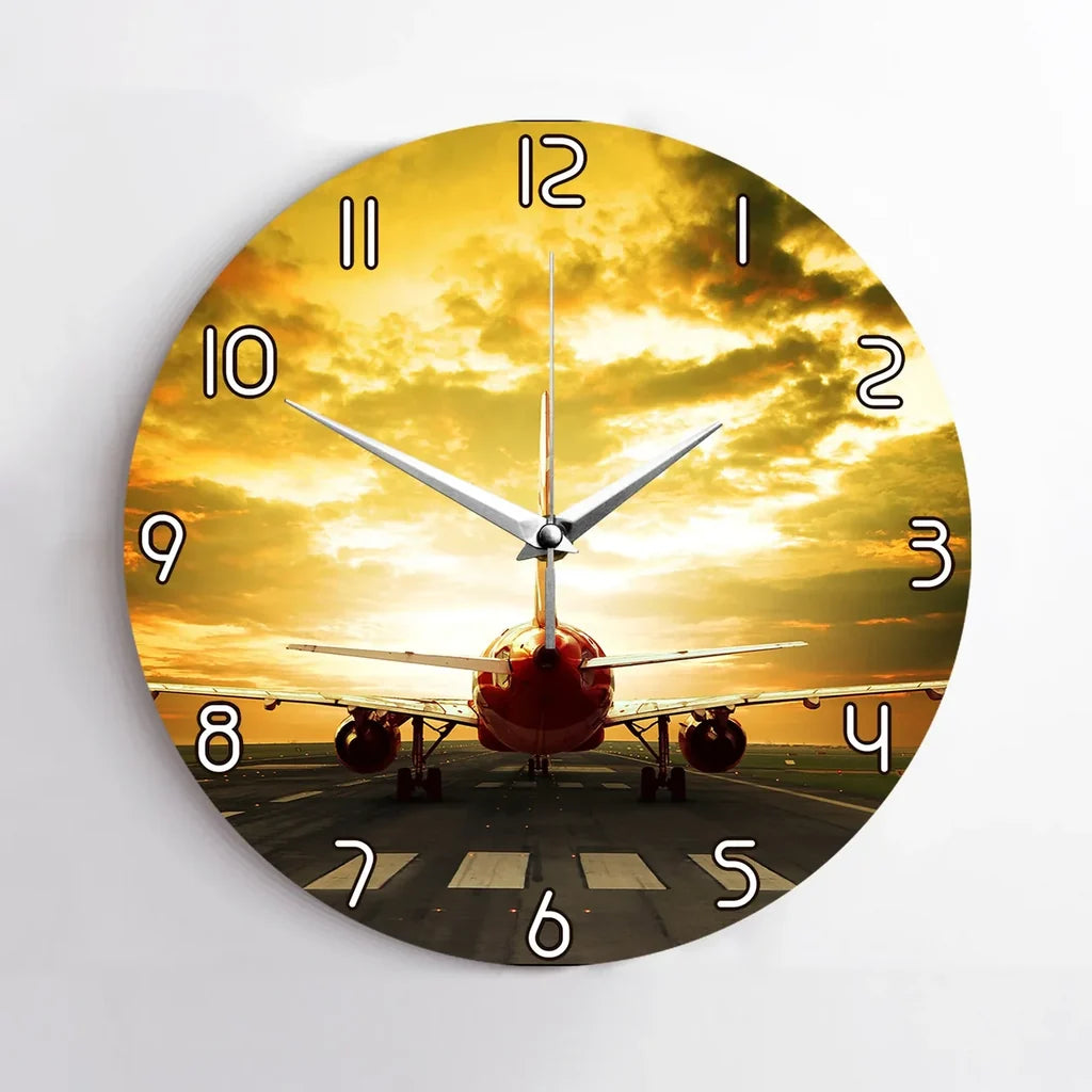 Ready for Departure Passanger Jet Wall Clock - view 2
