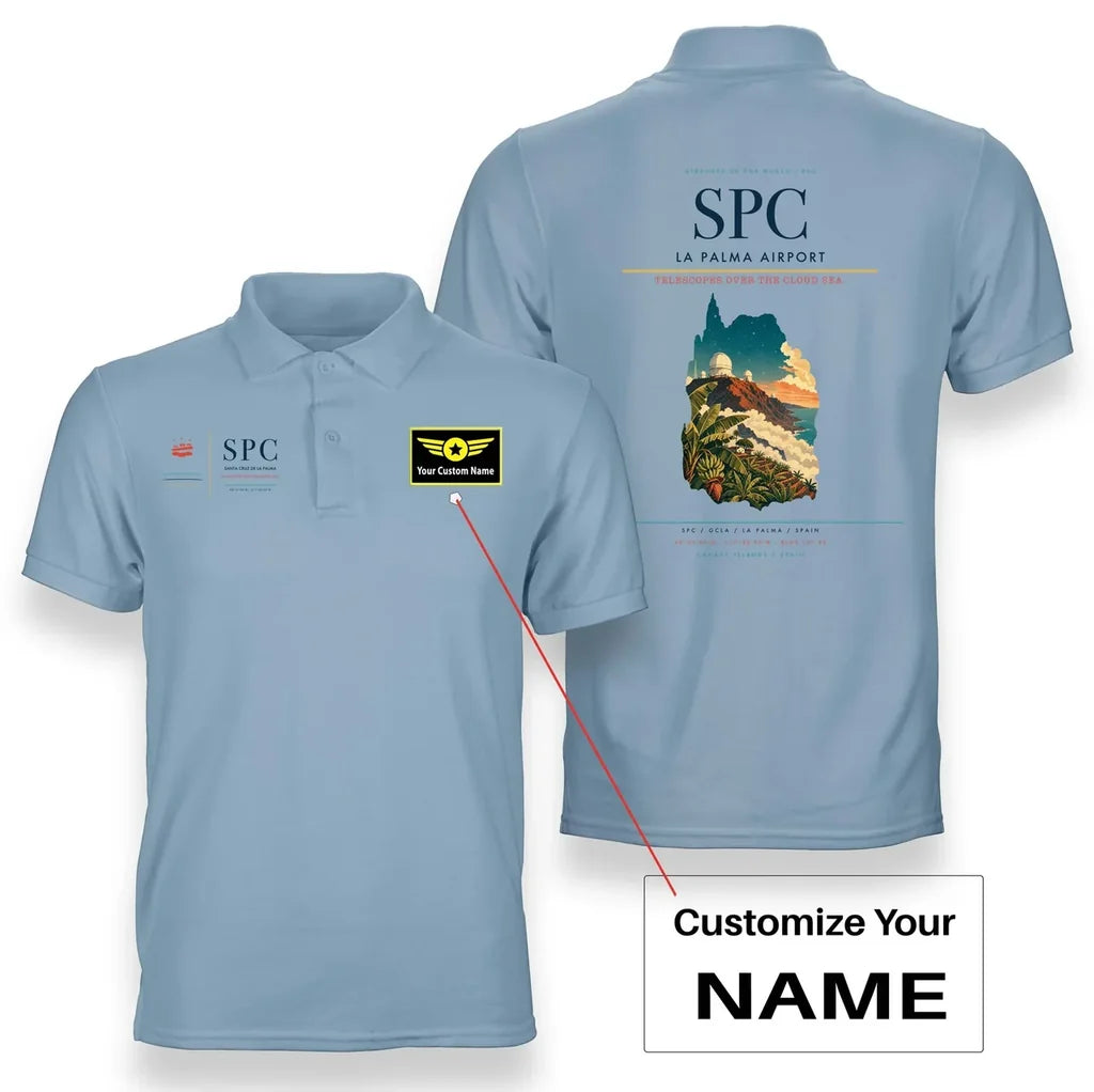 La Palma Airport SPC Light Blue+Name