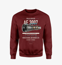 Thumbnail for AE 3007 design on wine red sweatshirt
