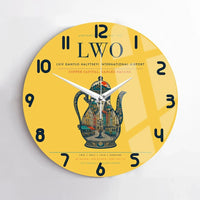 Thumbnail for Lviv Danylo Halytskyi International Airport LWO Wall-Clock No-Frame - Yellow