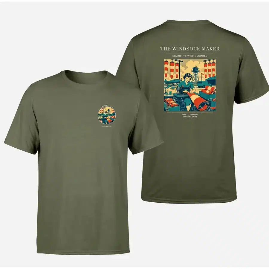 VINTAGE G4429 - The Windsock Maker - Double-Side T-Shirt design on greenarmy double side t shirt