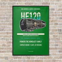 Thumbnail for HF120 vertical canvas print - framed - green background
