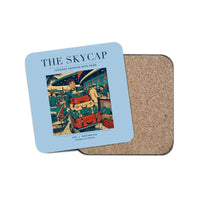 Thumbnail for The Skycap - Designed Coasters design on light blue 1-piece