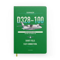 Thumbnail for Dornier D328-100 design on green notebook