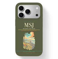 Thumbnail for Misawa Airport (MSJ) design on green army iPhone 17 Pro MagSafe case
