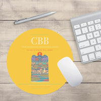 Thumbnail for Jorge Wilstermann International Airport CBB Mouse-Pad Round - Yellow