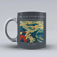 Thumbnail for VINTAGE G4344 - The Avalanche Watch - Ceramic Mug design on gray