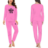 Thumbnail for Sukhoi Superjet 100 & Plane women pajamas - Pink