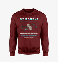 Thumbnail for Autel EVO II Dual 640T V3 design on wine red sweatshirt
