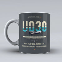 Thumbnail for U030 Flexrotor Mug design on gray airbus