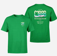 Thumbnail for Cessna A188B AgTruck design on green t-shirt, double-side print
