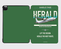 Thumbnail for Handley Page HPR.7 Dart Herald design on green ipad tablet case
