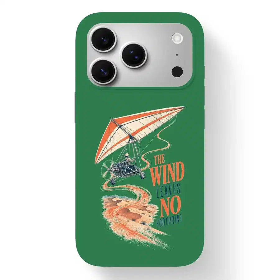 SIGNAL 648 - The Wind Leaves No Footprint - MagSafe iPhone 17 Pro design on green magsafe iphone 17 pro