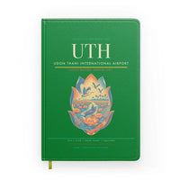 Thumbnail for Udon Thani International Airport (UTH) design on green notebook