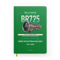Thumbnail for BR725 design on green notebook