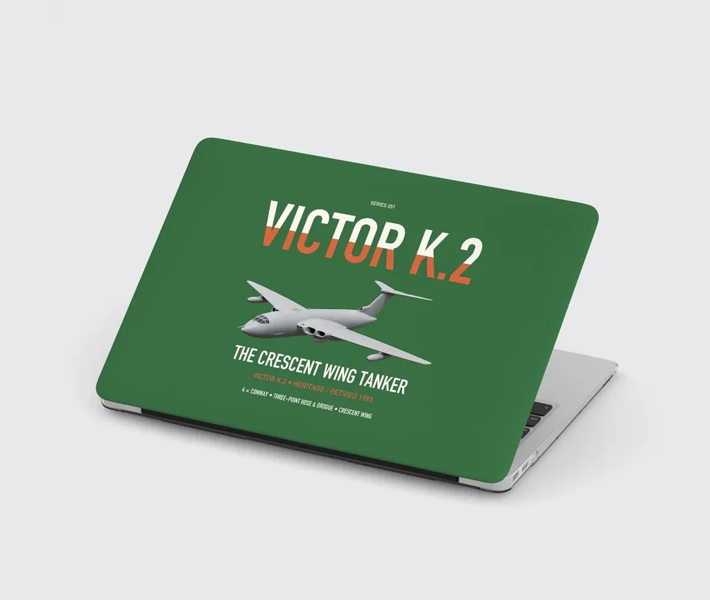 Handley Page Victor K.2 design on green MacBook case