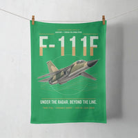 Thumbnail for F-111F Aardvark design on green towel