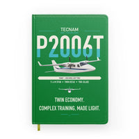 Thumbnail for Tecnam P2006T design on green notebook
