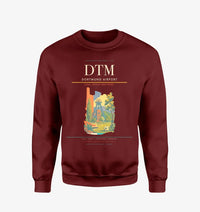 Thumbnail for Dortmund Airport (DTM) design on wine red sweatshirt