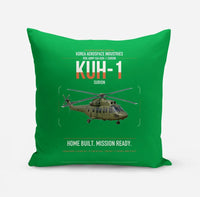 Thumbnail for Korea Aerospace Industries KUH-1 Surion design on green pillow