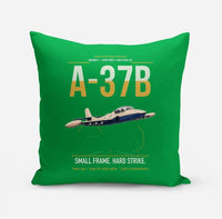 Thumbnail for A-37B Dragonfly design on green pillow