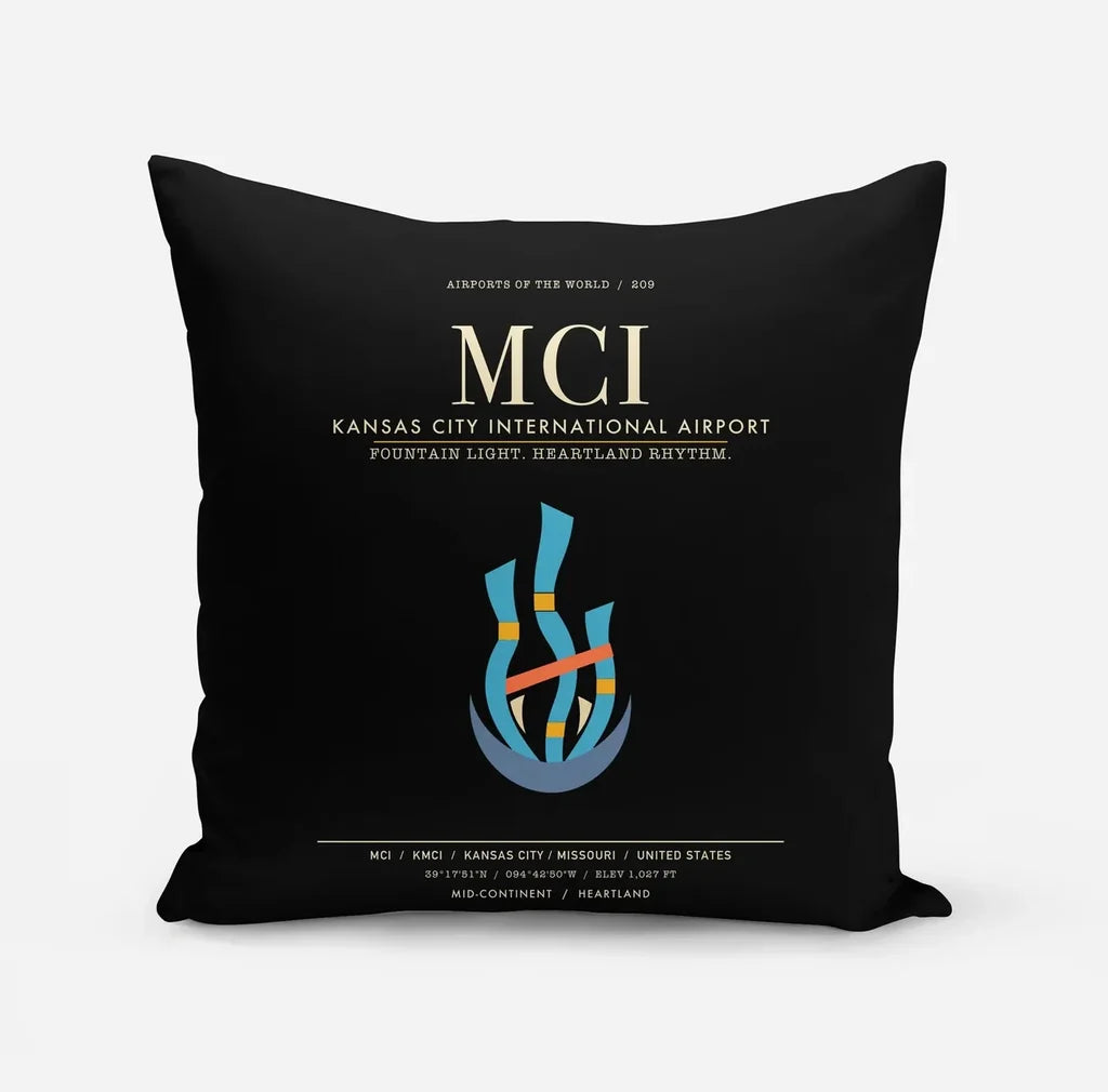 Kansas City International Airport MCI - Black