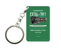 Thumbnail for CF34-3B1 Key Chain design on green key chain