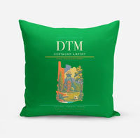 Thumbnail for Dortmund Airport (DTM) design on green pillow