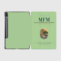 Thumbnail for Macau International Airport (MFM) design on light green samsung tablet tablet case