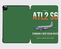 Thumbnail for Atlantique 2 Standard 6 design on green ipad tablet case
