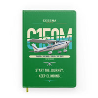 Thumbnail for Cessna 150M design on green notebook