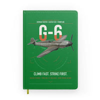 Thumbnail for Messerschmitt Bf 109G-6 design on green notebook