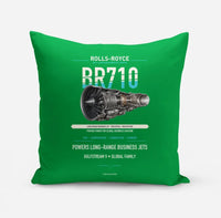 Thumbnail for BR710 design on green pillow
