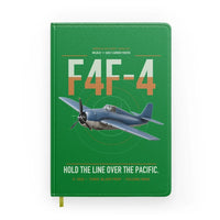 Thumbnail for F4F-4 Wildcat design on green notebook