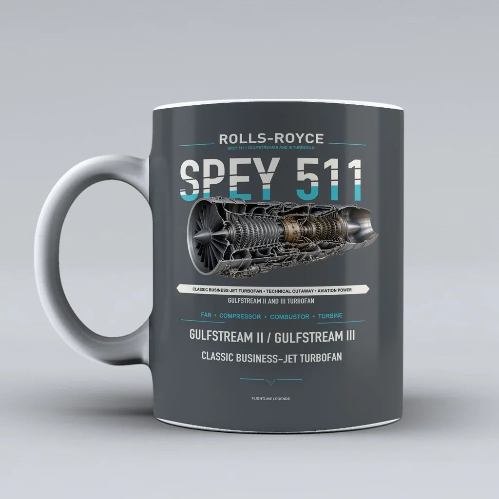 511 Mug design on gray spey