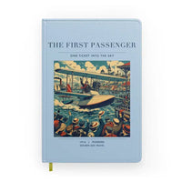 Thumbnail for VINTAGE G4007 - The First Passenger - Designed Notebooks design on lightblue