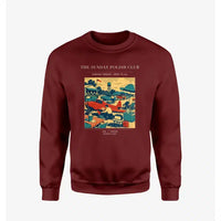 Thumbnail for VINTAGE G4436 - The Sunday Polish Club - Designed Sweatshirts design on winered