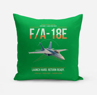 Thumbnail for F-A-18E Super Hornet design on green pillow