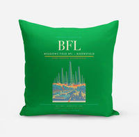 Thumbnail for Meadows Field (BFL) design on green pillow