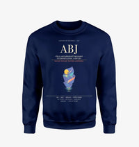Thumbnail for Felix Houphouet-Boigny International Airport ABJ Sweatshirt - Navy Blue