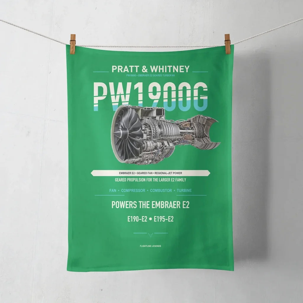 PW1900G design on green towel