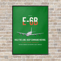 Thumbnail for E-6B Mercury vertical canvas print - framed - green background