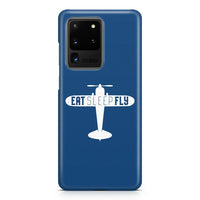 Thumbnail for Eat Sleep Fly & Propeller Samsung Case - view 2