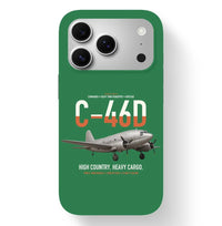 Thumbnail for C-46D Commando design on green magsafe iphone case, for iPhone 17 Pro