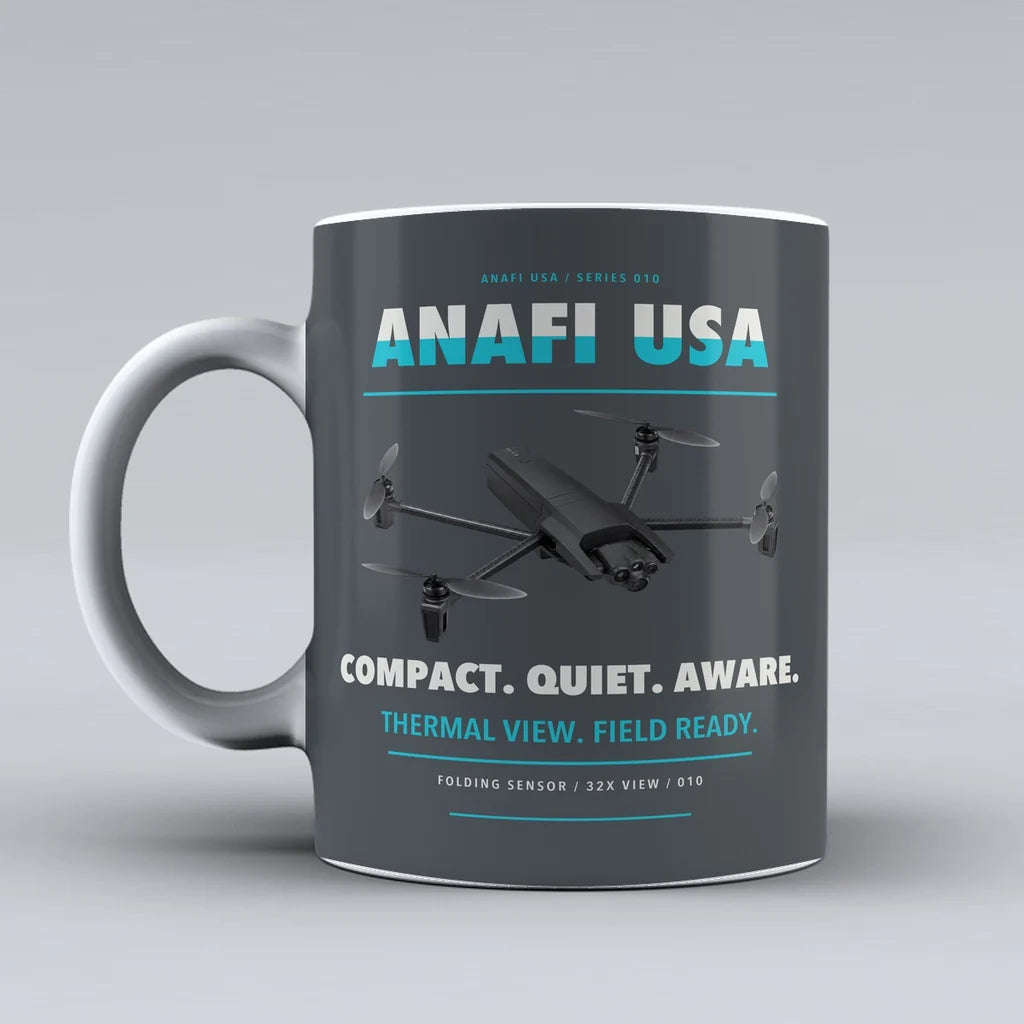 ANAFI USA Mug design on gray parrot