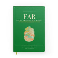 Thumbnail for Hector International Airport (FAR) design on green notebook