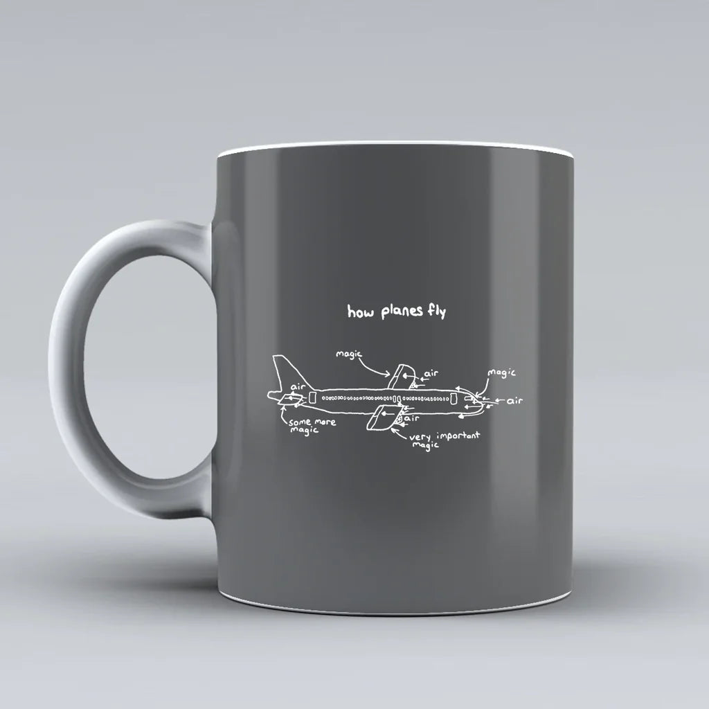 Customisable How Planes Fly Mug - view 8