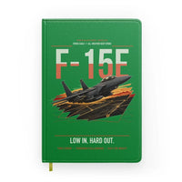 Thumbnail for F-15E Strike Eagle design on green notebook