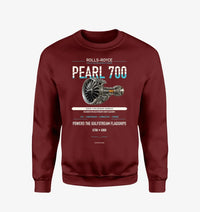 Thumbnail for PEARL 700 design on wine red sweatshirt